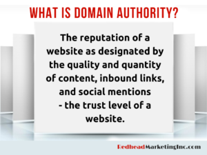 "What is Domain Authority?"