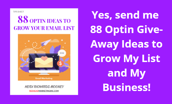 "88 Optin Ideas to Grow Your Email List"