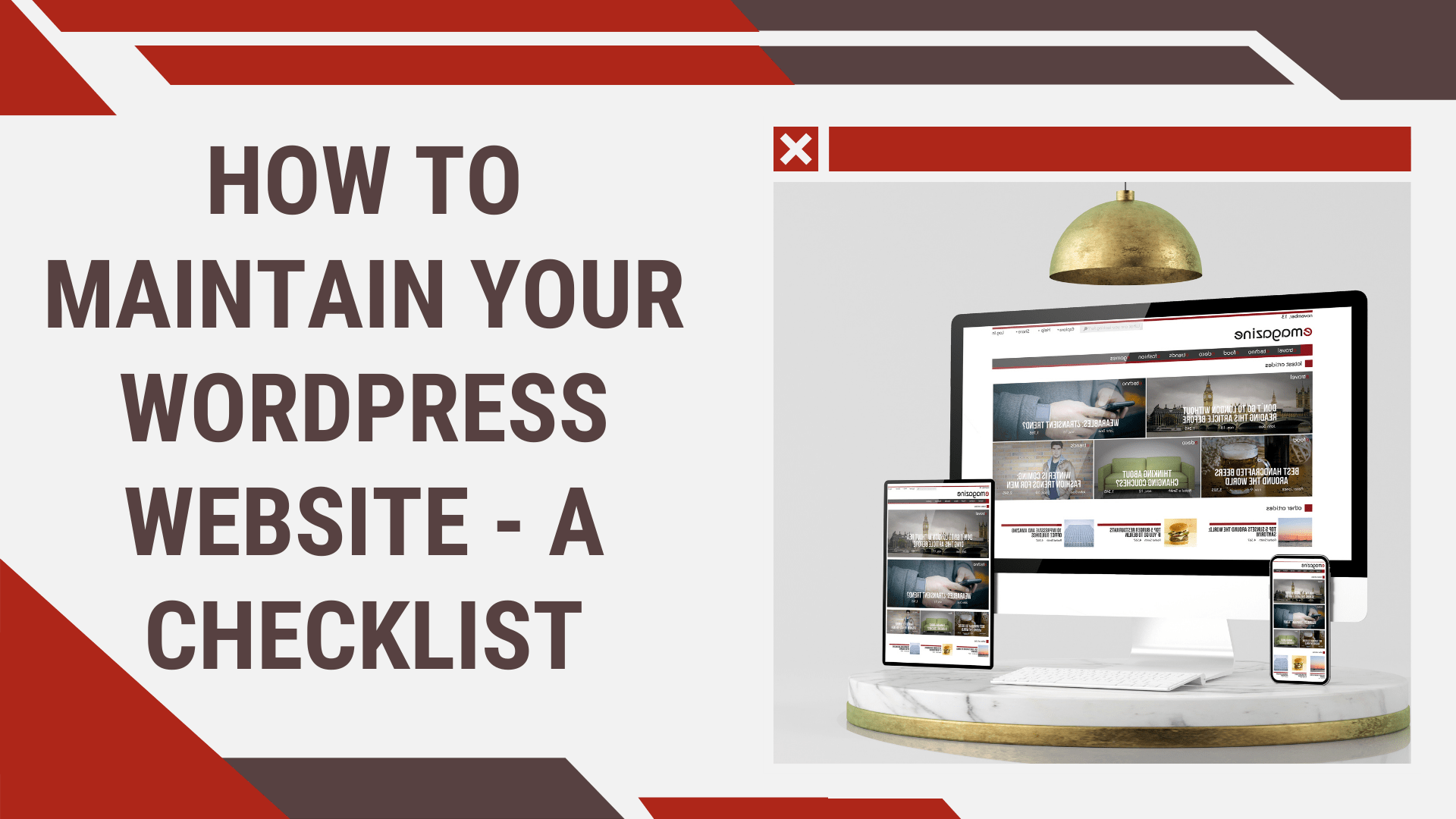 How to Maintain Your WordPress Website – A Checklist