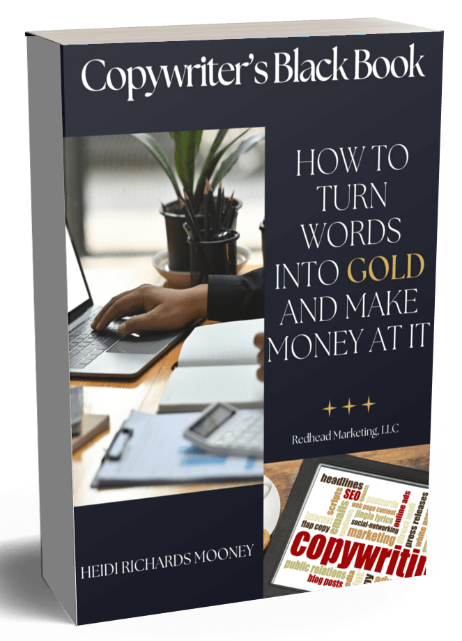 COPYWRITERS BLACK BOOK COVER 3D NEW