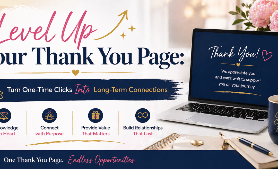 "Level Up Your Thank You Page: Turn One-Time Clicks Into Long-Term Connections"